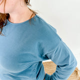 Side Button Terry Tunic