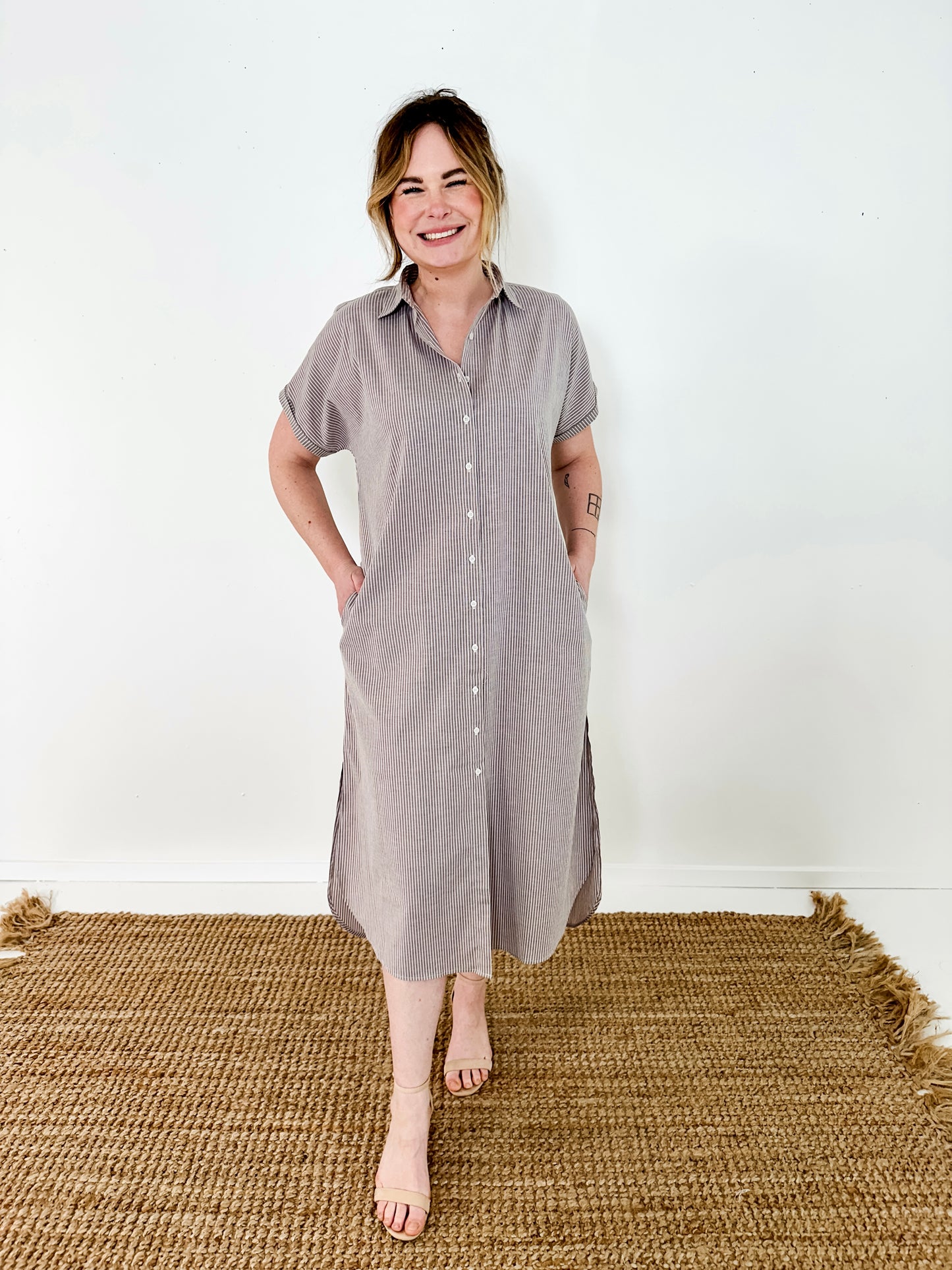 Resort Maxi Shirt Dress