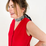 Sleeveless Button-Up Linen Dress