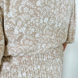 Portofino Midi Dress with Short Sleeves