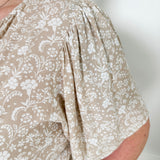 Portofino Midi Dress with Short Sleeves