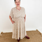 Portofino Midi Dress with Short Sleeves