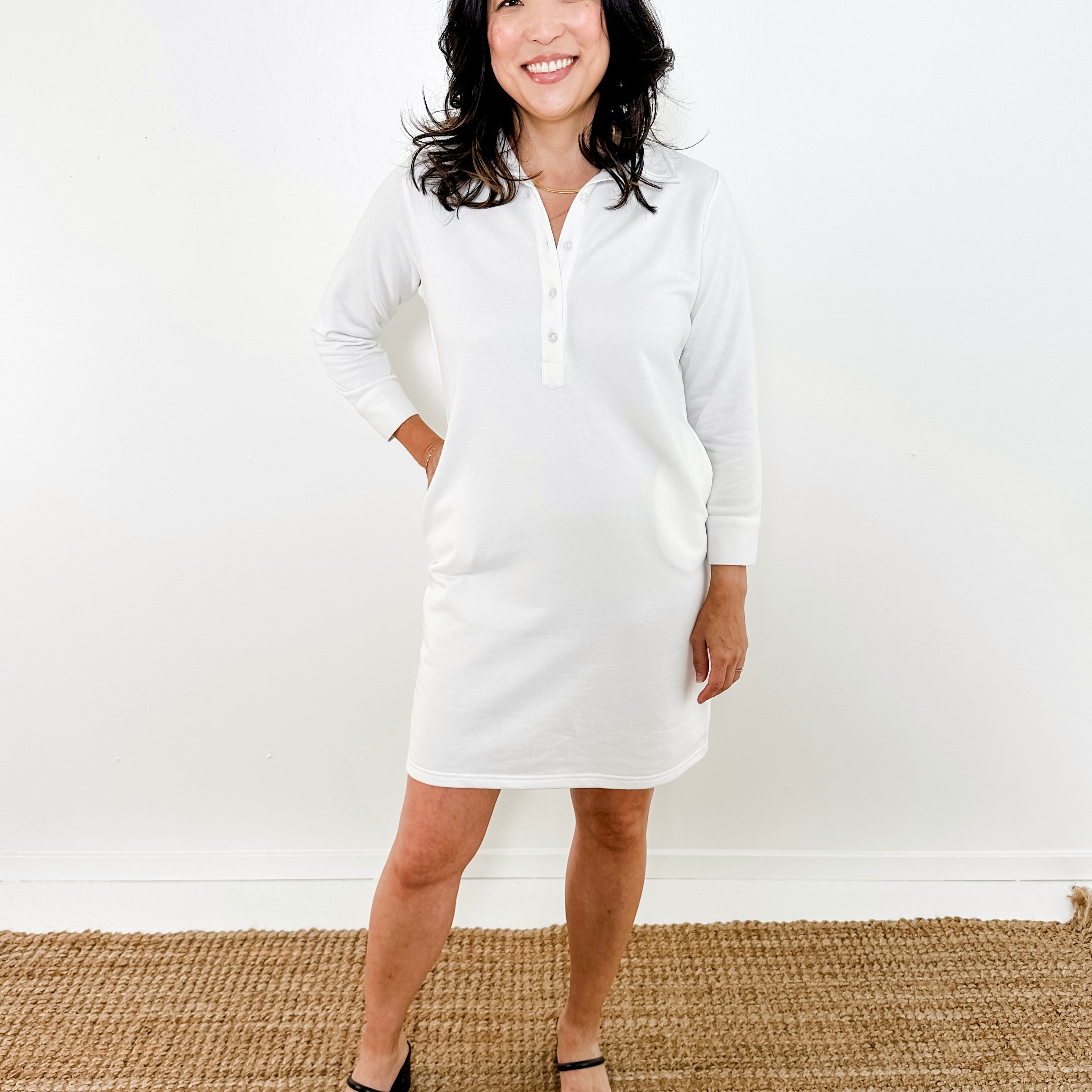 Knit Classic Polo Dress