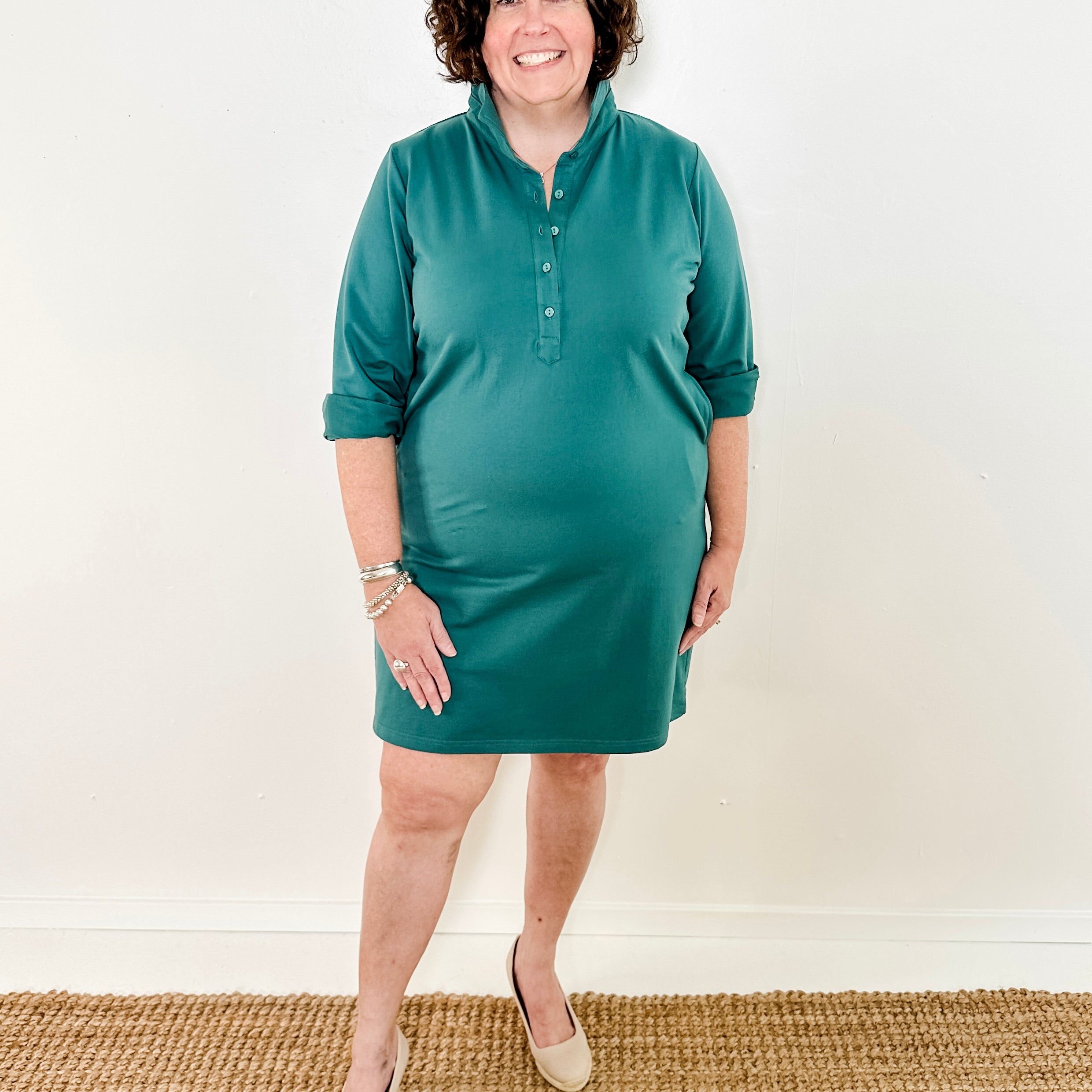 Knit Classic Polo Dress