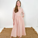 Front Button Maxi Dress