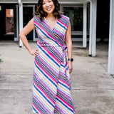 Knit Wrap Dress Midi