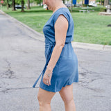 Knit Wrap Dress Mini