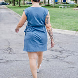 Knit Wrap Dress Mini