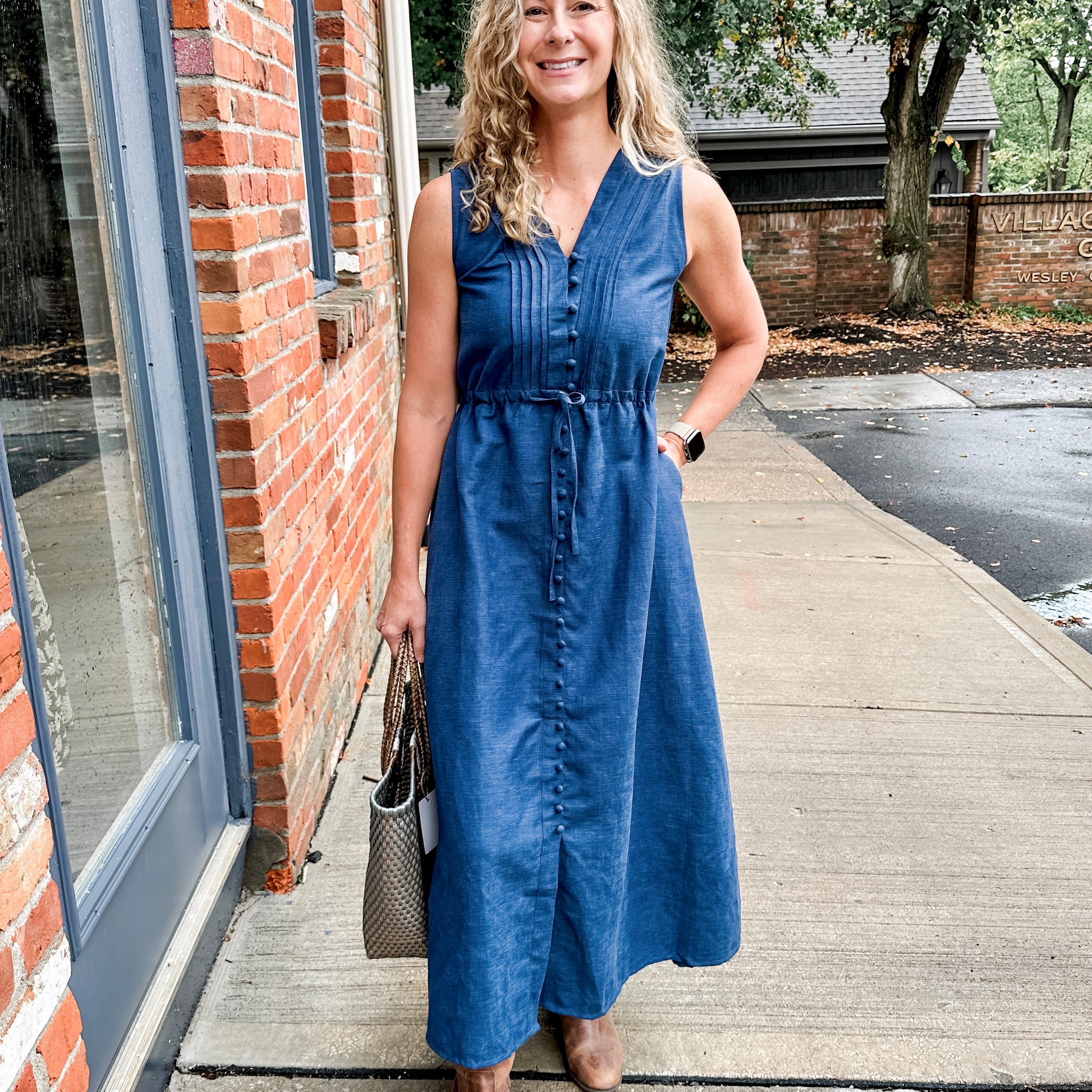 Piper Double V-Neck Dress