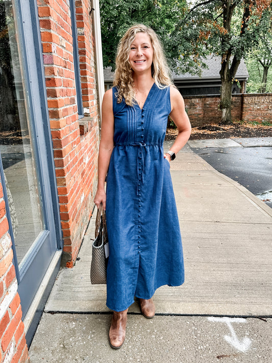 Piper Double V-Neck Dress