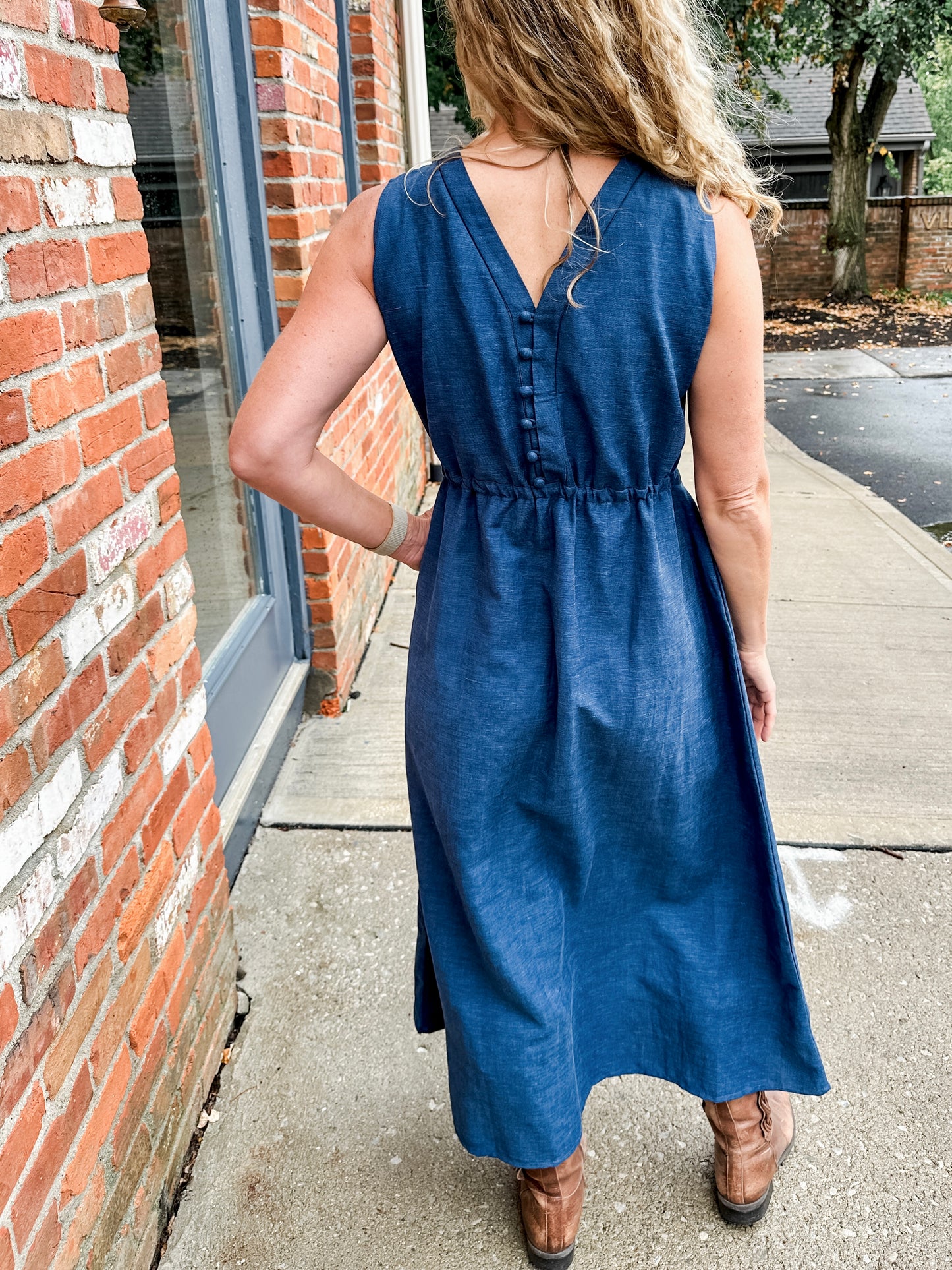 Piper Double V-Neck Dress