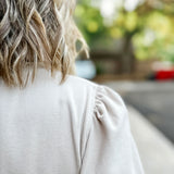 Puff Sleeve Pull Over Sweater