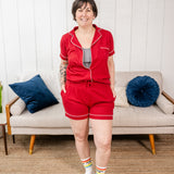 Knit Pajama 3-Piece Set