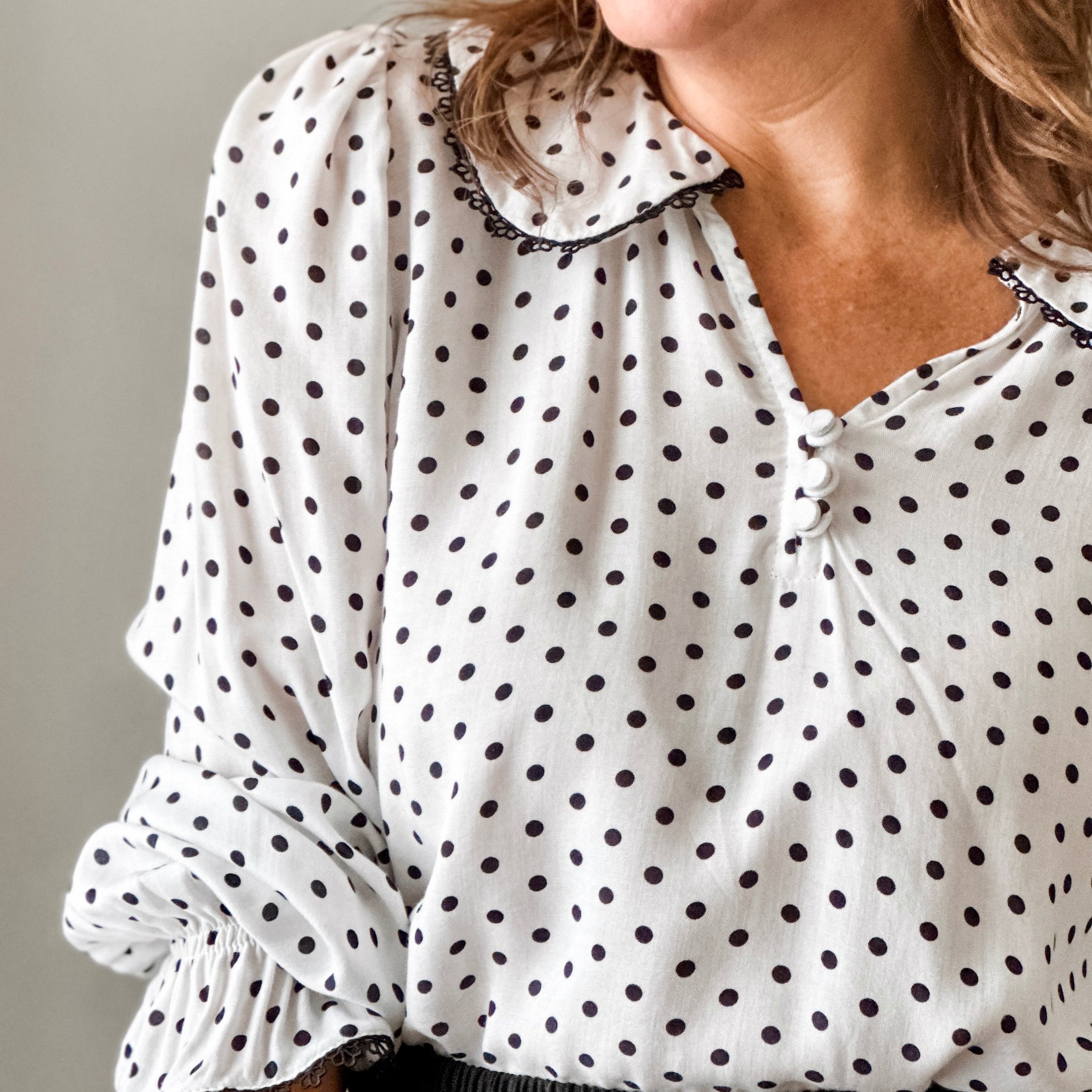 Blouse with Peter Pan Collar