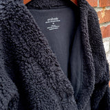 Sherpa Button-Front Cardigan