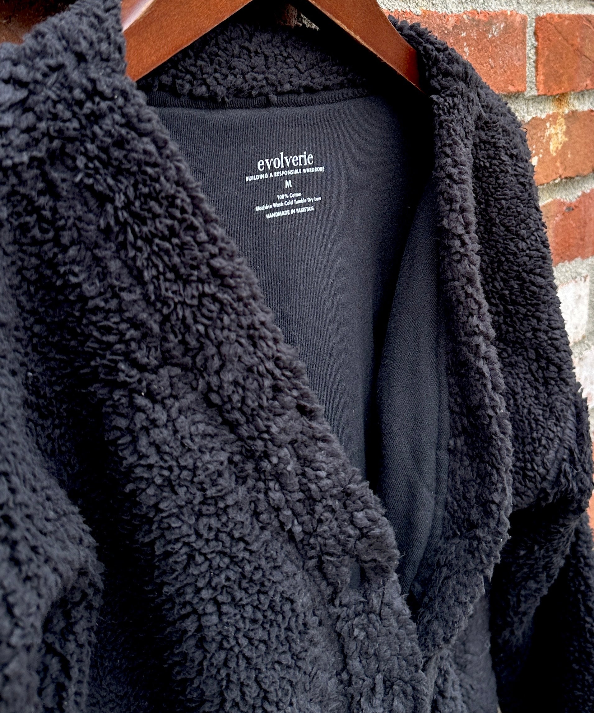 Sherpa Button-Front Cardigan