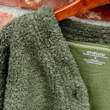 Sherpa Button-Front Cardigan