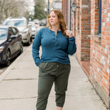 Big Button Pull-Over Top