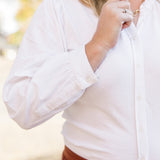 Ruffle Collar Knit Blouse