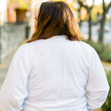 Ruffle Collar Knit Blouse