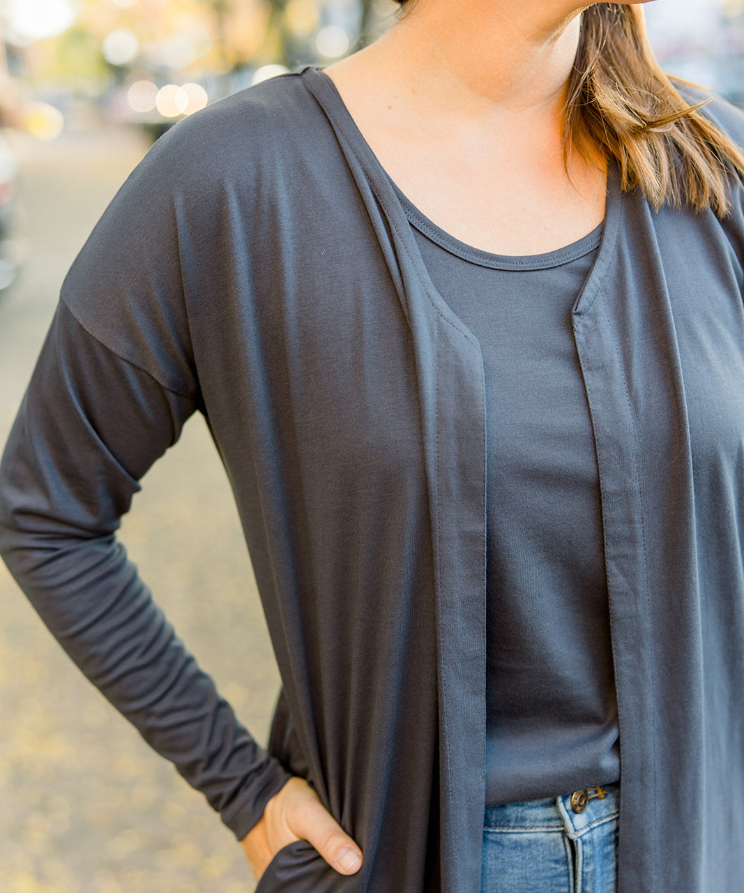 Duster Cardigan and Tank