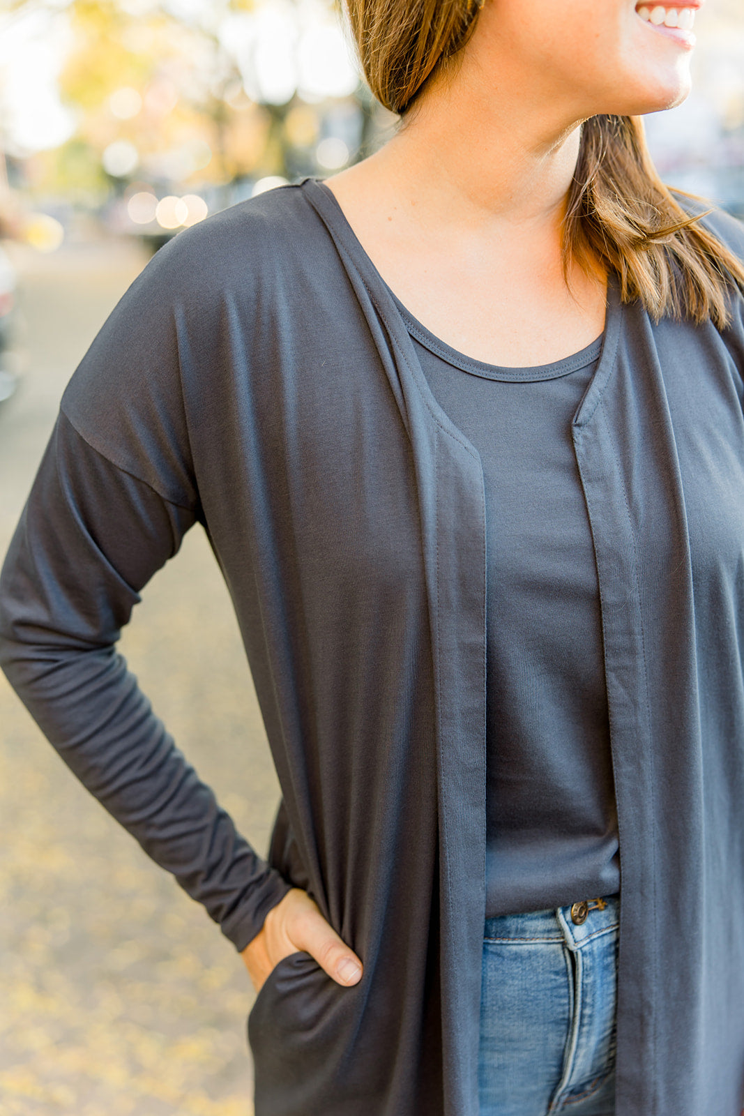 Duster Cardigan and Tank