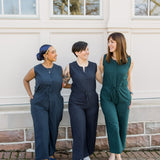 Sleeveless Woven Jumpsuit