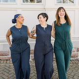 Sleeveless Woven Jumpsuit