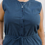 Sleeveless Woven Jumpsuit