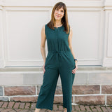 Sleeveless Woven Jumpsuit