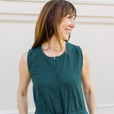 Sleeveless Woven Jumpsuit