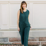 Sleeveless Woven Jumpsuit