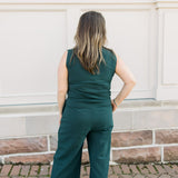 Sleeveless Woven Jumpsuit