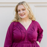 Tux Pleat Mini Dress