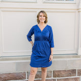 Tux Pleat Mini Dress