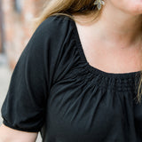 Knit Square Neck Top