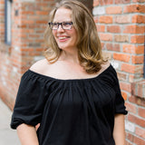 Knit Square Neck Top