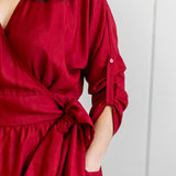 Wrap Around Party Dress