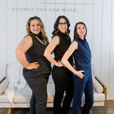 Ponte Sleeveless Mock Neck and Pant- Black