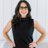 Ponte Sleeveless Mock Neck and Pant- Black