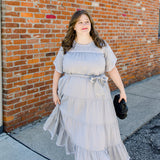 Embroidered Maxi Dress