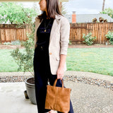 Woven Blazer - Oatmeal