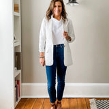 Woven Blazer - Soft White