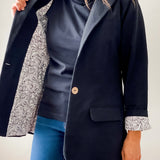 Woven Blazer - Black